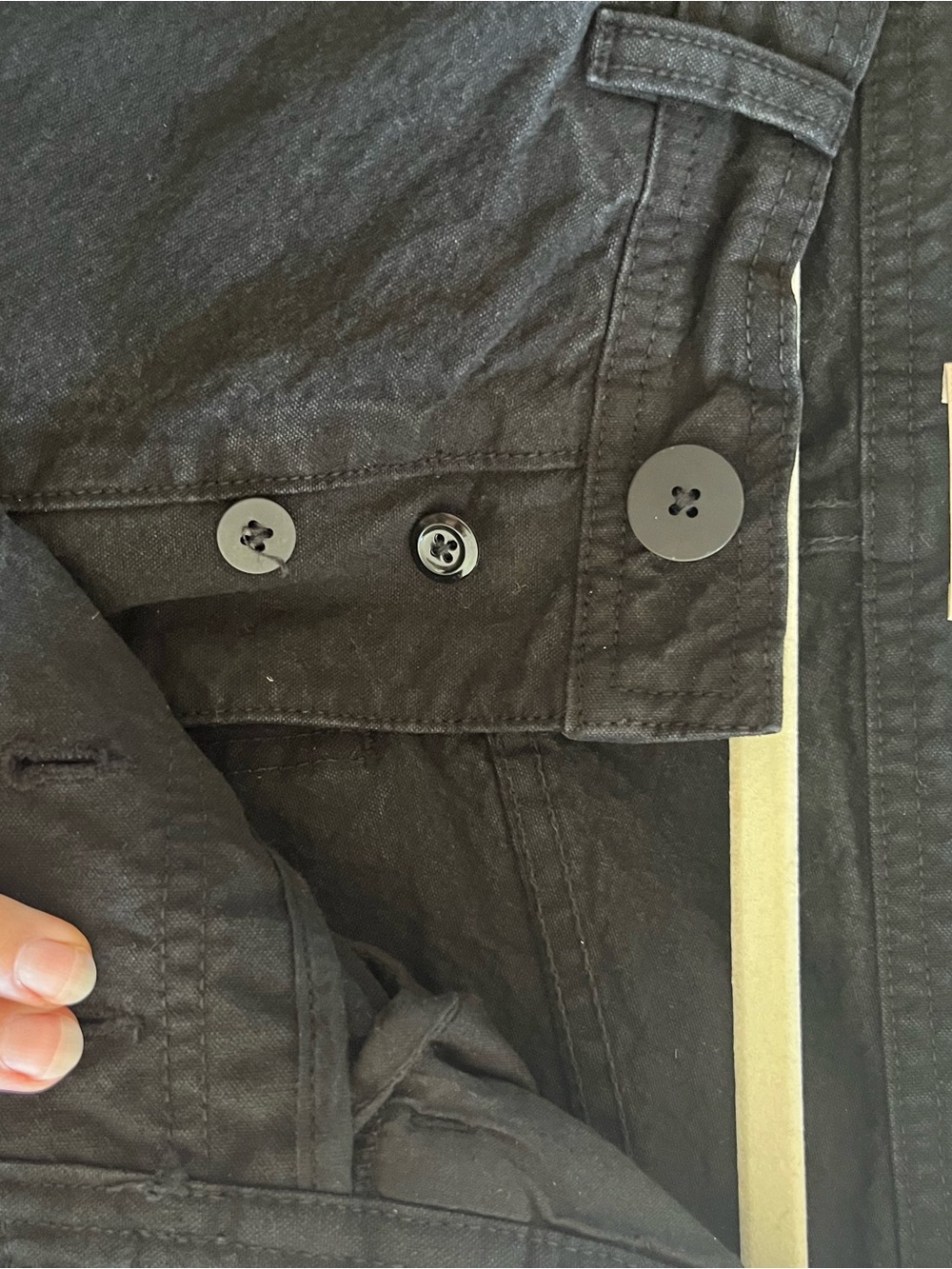 Jesse Kamm Wide Leg Pants in Black - Picture 5 of 6